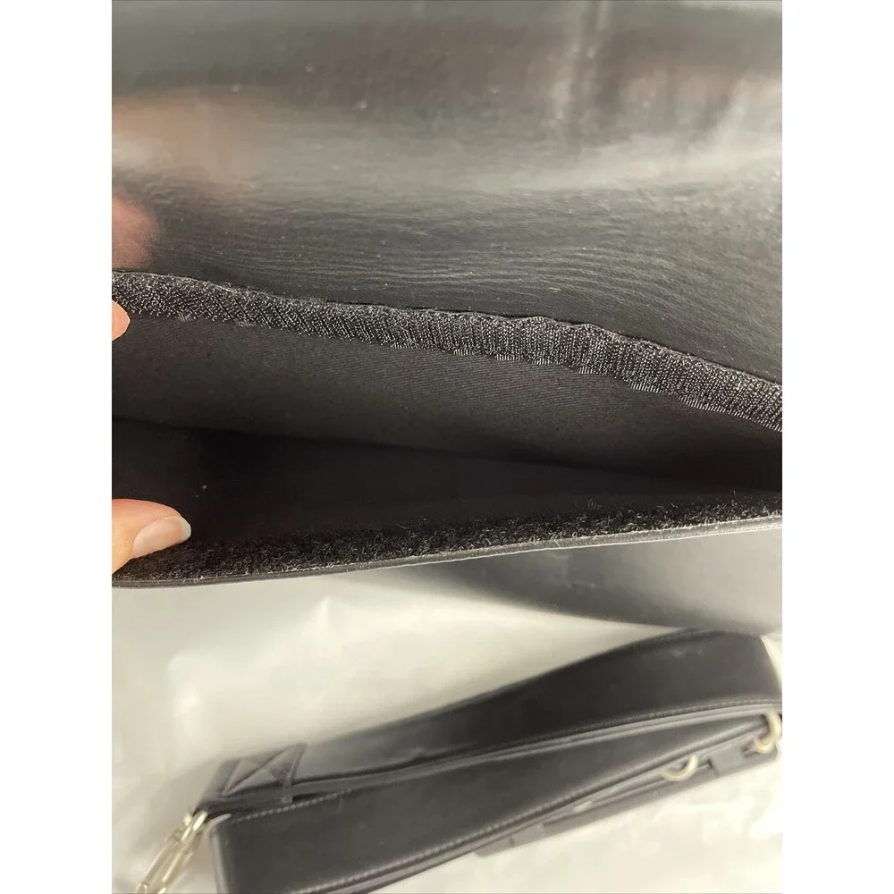 NAVA Briefcase, Leather, Black NWT